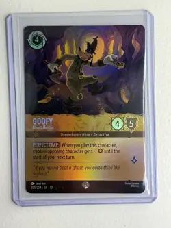 Disney Lorcana TCG Goofy Ghost Hunter 205/204 (Epic) Whispers In The Well - Image 1
