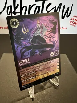 Disney Lorcana Chapter 4 Ursula's Return - Ursula 58/204 Legendary Cold Foil - Image 1