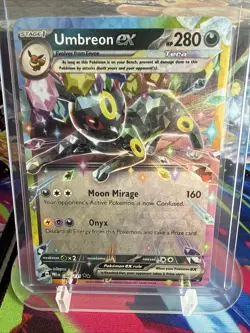 Pokemon TCG Umbreon EX 060/131 Prismatic Evolutions Card Near Mint Condition - Image 1