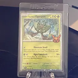 Teal Mask Ogerpon Cosmos Holo 2024 Trick Or Trade Pokemon Card - Image 1