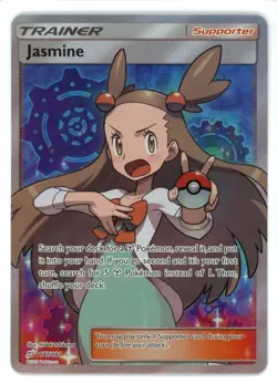 Jasmine 177/181 Team Up Full Art Pokemon Card - Image 1