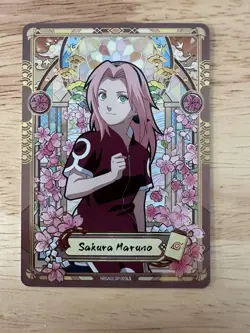 Kayou Naruto NRSA01-SP-003L5 Sakura Maruno Trading Card SSP English - Image 3