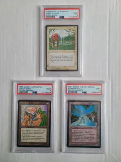 MTG 3 Reserved List Vintage Cards All PSA 9 MINT Rainbow Vale, Serra Aviary + - Image 2