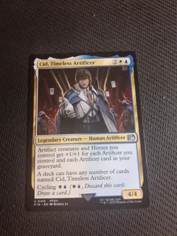 Cid, Timeless Artificer (0418) Final Fantasy Magic The Gathering(mtg) - Image 1