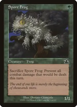 Spore Frog 126 MTG NM - Prophecy - Image 1