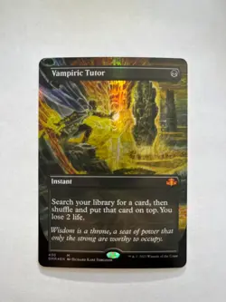 Vampiric Tutor (Borderless) Foil Near Mint MTG Dominaria Remastered 430🩸 - Image 2
