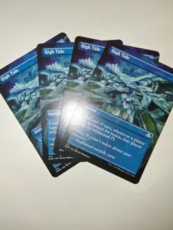 High Tide (Borderless) Qty 4 (Playset) - Dominaria Remastered MTG 419 NM - Image 1