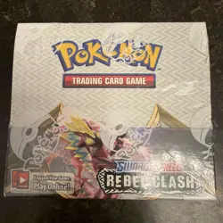 Pokemon TCG Sword Shield Rebel Clash Booster Box BRAND NEW FACTORY SEALED - Image 1