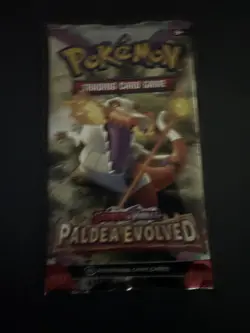Heavy 22.52g Pokemon Sealed Paldea Evolved Booster Pack - Image 2