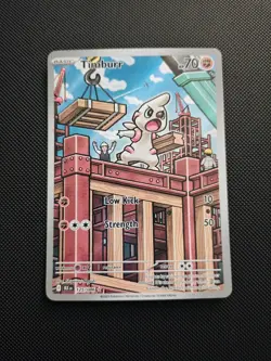 Timburr 125/086 Illustration Rare SV: Black Bolt Pokemon TCG - Image 1