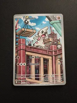 Timburr 125/086 Illustration Rare SV: Black Bolt Pokemon TCG - Image 2