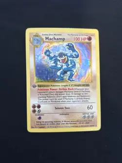 Pokemon TCG Vintage 1st Edition Bundle Ft. Machamp Holo Rare 1st Edition - Image 1