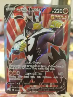Pokemon Single Strike Urshifu V 150/163 Swsh05 - Battle Styles Holo - NM - Image 1