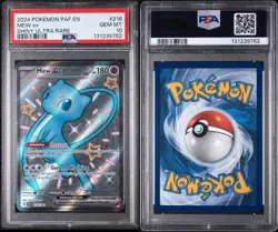 Pokemon Mew ex 216/091 SV: Paldean Fates Shiny Ultra Rare Holo PSA 10 2024 - Image 3