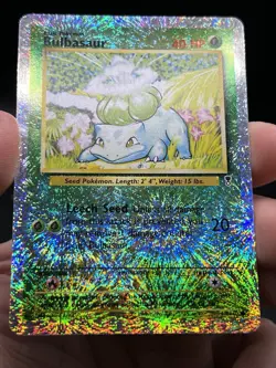 Bulbasaur 68/110 Legendary Collection Reverse Holo Pokemon WOTC MP - Image 4
