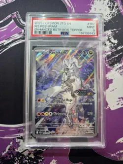 2025 Pokemon S&V Journey Together N'S Reshiram Illustration Rare PSA 9 #167 9143 - Image 1