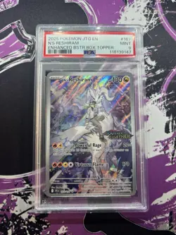 2025 Pokemon S&V Journey Together N'S Reshiram Illustration Rare PSA 9 #167 9147 - Image 1