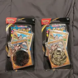 Pokemon TCG Lot of (2) Mega Evolution, Checklane Blister, Lycanroc, and Rockruff - Image 1