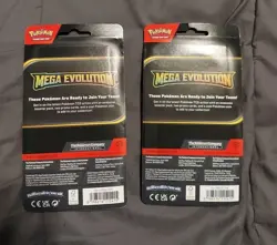 Pokemon TCG Lot of (2) Mega Evolution, Checklane Blister, Lycanroc, and Rockruff - Image 2