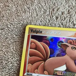 💎🔥Pokemon Vulpix 72/106 EX Emerald Reverse Holo Stamped 2005 NM - Image 2
