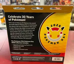 Pokemon TCG: Pokemon Day 2026 Collection Box 30th Anniversary SEALED! Promos! - Image 5