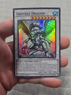 YUGIOH- Graydle Dragon - DOCS-EN048 - Super Rare - 1st Edition VLP - Image 1