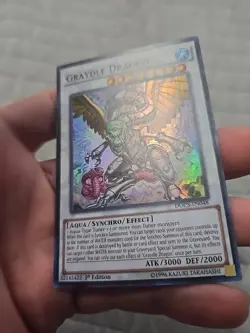 YUGIOH- Graydle Dragon - DOCS-EN048 - Super Rare - 1st Edition VLP - Image 2