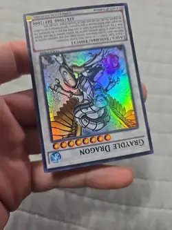 YUGIOH- Graydle Dragon - DOCS-EN048 - Super Rare - 1st Edition VLP - Image 3