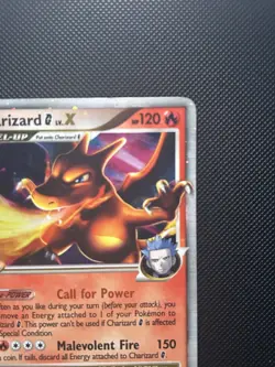 Pokemon TCG 2009 Charizard G LV.X Holo Card 143/147 Supreme Victors Rare Swirl - Image 3