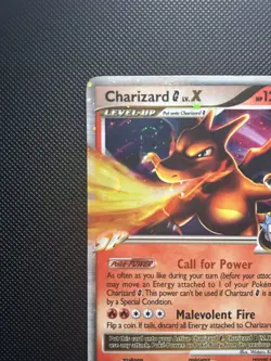 Pokemon TCG 2009 Charizard G LV.X Holo Card 143/147 Supreme Victors Rare Swirl - Image 4