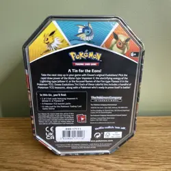 Pokemon Trading Card Game: Eevee Evolutions - Vaporeon V Tin - FACTORY SEALED - Image 3