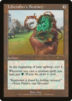 Lifecrafter's Bestiary - Retro Frame Promo WPN NM MTG - Image 1