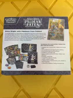 POKEMON TCG SCARLET & VIOLET PALDEAN FATES ETB ELITE TRAINER BOX. New/ Sealed - Image 2