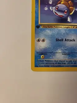 Pokemon 1st edition Squirtle 68/82 Team Rocket Regular -NM/LP - Image 5