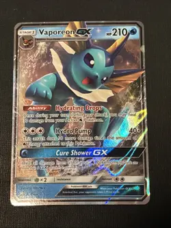 Pokemon TCG: Sun And Moon Promo: Vaporeon GX Sm172 - Image 2