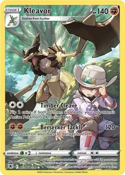 Kleavor TG08/TG30 SWSH Astral Radiance Trainer Gallery Ultra Rare Pokemon NM - Image 1
