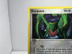 Pokemon Rayquaza 3/17 POP Series 1 - 2004 - Creased - Rare Vintage - Image 5