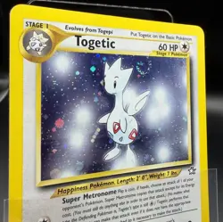 Pokemon TOGETIC Neo Genesis Holo 16/111 - M/NM w/SwirL!🌀 - Image 3