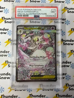 ⚡❄ 2025 Pokemon #178 Mega Gardevoir ex SIR Special Illustration rare PSA 9 - Image 1