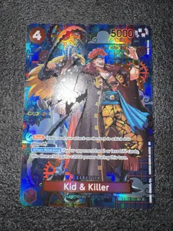 One Piece Kid & Killer - EB01-003 SP OP14 The Azure Sea's Seven Foil NM ENG - Image 1