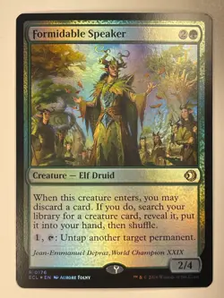 (2) FOIL Formidable Speaker (R #0176, Lorwyn Eclipsed) MTG WOTC Cards FREE SHIP - Image 2