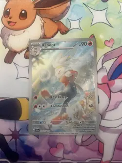 Pokemon TCG Raboot Stellar Crown Holo Card 147/142 Mint Condition - Image 3