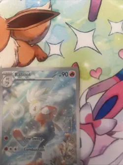 Pokemon TCG Raboot Stellar Crown Holo Card 147/142 Mint Condition - Image 4