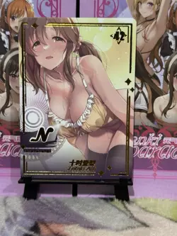 GODDESS STORY GENKI PARADE N-42 TOTOKI AIRI IDOLMASTER ANIME WAIFU CARD - Image 1