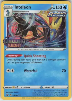 Pokemon Inteleon - (Prerelease) Promo SWSH: Sword & Shield Promo Cards SWSH113 N - Image 1