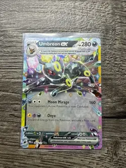 Pokemon TCG Umbreon EX 060/131 Prismatic Evolutions Card Near Mint Condition - Image 1