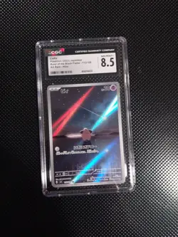 CGC 8.5 Cleffa 113/108 AR Art Rare Ruler of the Black Flame sv3 Pokemon Card - Image 1