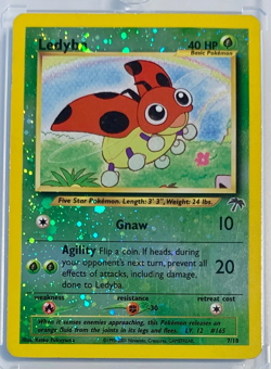 Ledyba - 7/18 - Holo Promo Southern Islands - Pokemon Card - MP - Swirl - Image 1