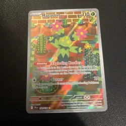 Pokemon TCG Maractus Journey Together Illustration Card 160/159 NM/M Condition - Image 1