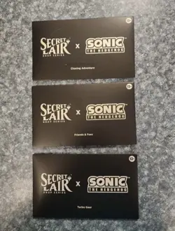 Magic the Gathering Secret Lair Sonic The Hedgehog NON FOIL Bundle - Image 1